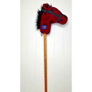 Pendleton Gund Giddy Up Pony Let 'Er Buck Cowboy Stick Pony Hobby Horse Rare
